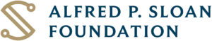 Alfred P. Sloan Foundation logo with a stylized gold "S" on the left and the foundation name in bold blue text on the right.